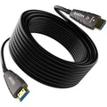 Adoreen 8K Fiber Optic HDMI 2.1 Cable 25 Feet, Active Optical HDMI Cord by Adoreen