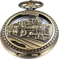 Men's Pocket Watch, Arabic Digital Dial Pocket Watches by Whodoit