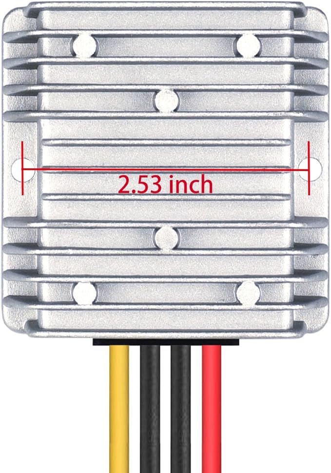 Cllena Waterproof DC/DC 12V to 24V Boost Converter 5A 120W Step Up Voltage Regulator Module Car Power Supply Voltage Transformer (Input 10V-16V)