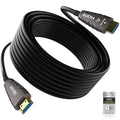 Adoreen 8K Fiber Optic HDMI 2.1 Cable 50 Feet-15 Meter（Certified） Active by Adoreen