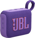 JBL Go 4 - Ultra-Portable, Waterproof and Dustproof Bluetooth Speaker, Big JBL Pro Sound with Punchy bass, 7-Hour Built-in Battery, Made in Part with Recycled Materials (Purple)