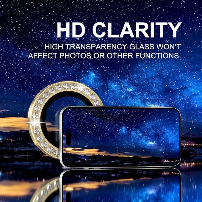 Choiche Compatible for iPhone 17 Pro/iPhone 17 Pro Max Camera Lens Protector - Image 5