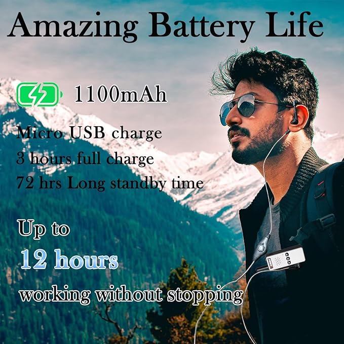 ELIDAIP T-M2 Super Mini Walkie Talkies for Adults,Rechargeable Walkie Talkies,Portable Two Way Radios for Restaurant,Camping,Running,Hotels,Hiking,Supermarket,Shopping Malls,White 2 Pack