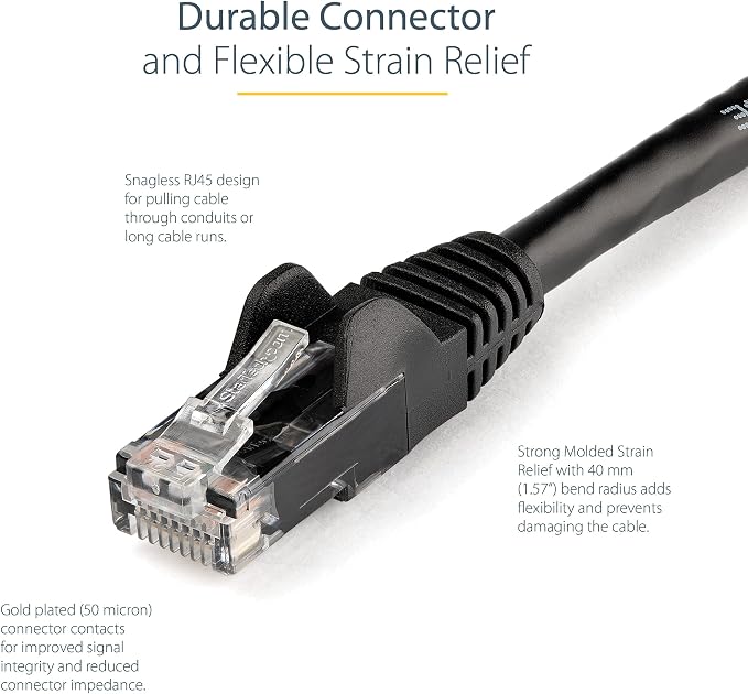 StarTech 1ft CAT6 Ethernet Cable - Image 3