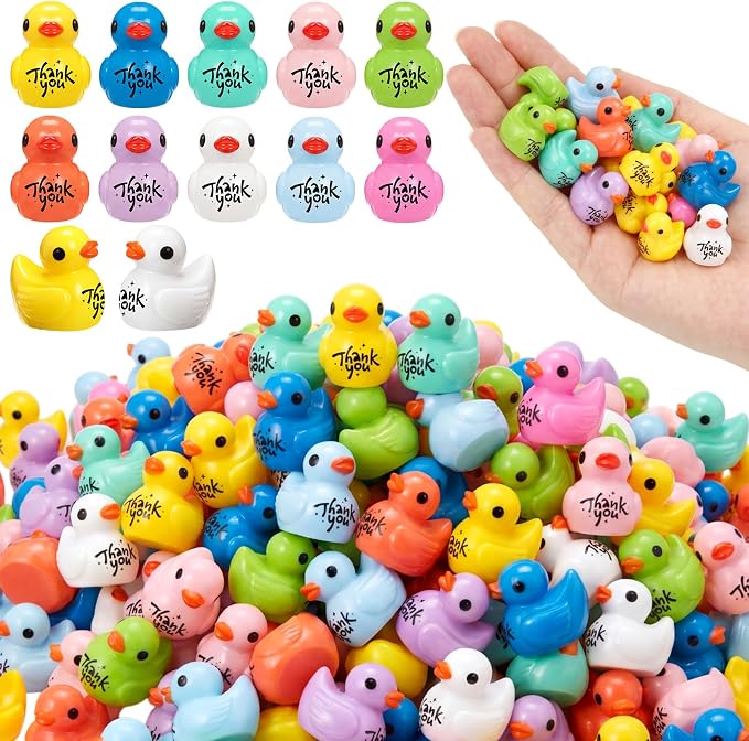Skylety 120 Pcs Thank You Gifts Resin Ducks Employee Appreciation Gifts by Skylety