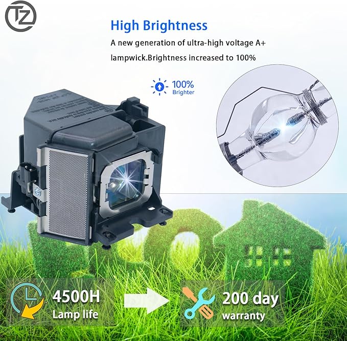 TZRSQL Original LMP-H230 Replacement Projector Lamp Bulb for Sony VPL-VW350ES VPL-VW300ES VPL-VW67ES with Housing