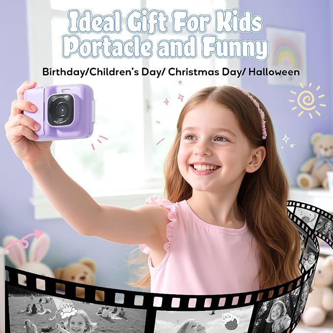 Kids Camera, 1080P Instant Digital Print Camera - Image 9