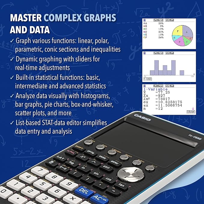 CASIO PRIZM FX-CG50 Color Graphing Calculator - Image 6