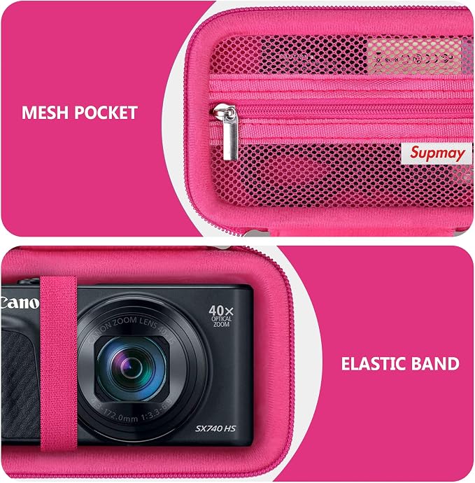 Hard Carrying Case for Canon PowerShot SX740 HS/ SX730 HS/ SX720 HS/ SX620 HS/ - Image 6