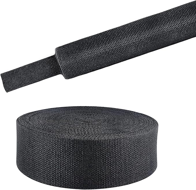 Sonoreboom 2 in 1 Heat Shrink Braided Sleeving Fabric Tubing-Ideal fit Irregular Shape Hose/Cable/Wire (60FT, 1-1/8"(29mm))