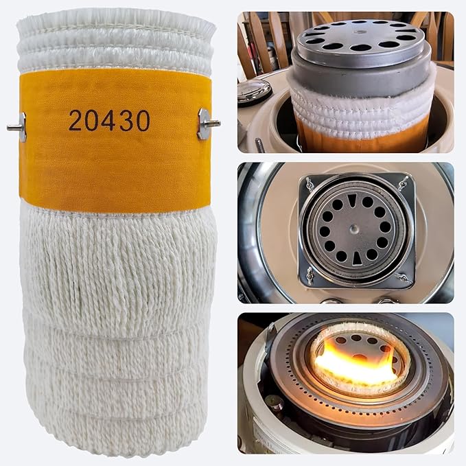 20430 Kerosene Heater Wick Replacement, 5.7" x 8" Cotton Fiberglass Blend, Compatible with Duraheat DH1051, DynaGlo WK11C8, Kero-World KW-12, American Wick AWHR-1100 & 20+ Models- 2 Pack