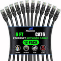 Maximm Cat 6 Ethernet Cable 6 Ft, Cat6 Cable, LAN Cable, Internet Cable by MaximmCable
