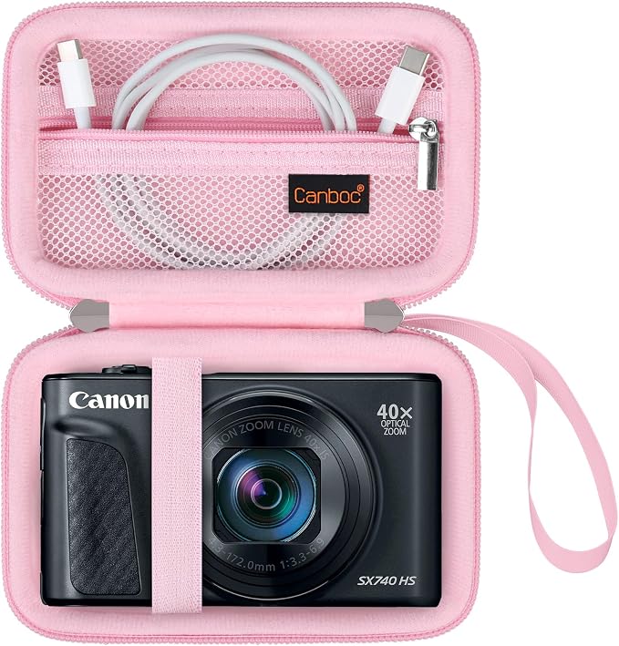 Canboc Carrying Case for Canon PowerShot SX740/ SX730/ SX720/ SX620/ G7X Mark by Canboc