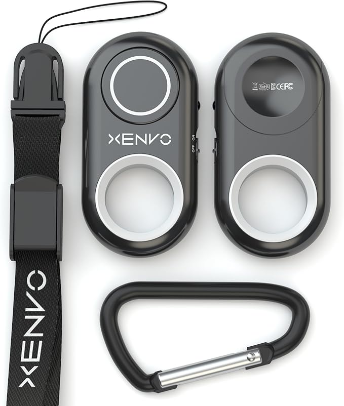 Xenvo Shutterbug - Camera Shutter Remote Control - Bluetooth Wireless Selfie Button Clicker - Compatible with iPhone, iPad, Android, Samsung, and Google Pixel Cell Phones, Smartphones and Tablets