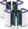 Katerelis 2 Pack Replacement True Filter for Dyson TP04 TP06 TP07 TP09 TP10 HP04 HP06 HP07 HP09 HP10 PH01 PH02 PH04, Fan Sealed Two Stage 360° Filter System Pure Cool & Activated Carbon