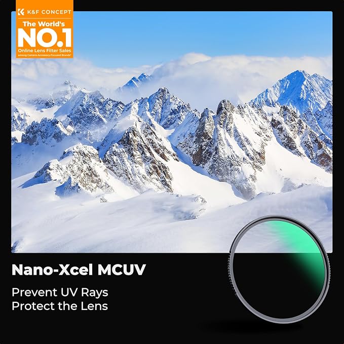 K&F CONCEPT 77mm MC UV Protection Filter - Image 2