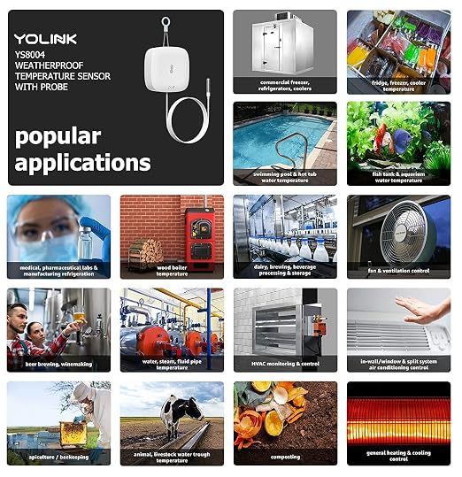 YoLink Weatherproof Fluid, Surface Extreme High/Low Temperature Sensor - Image 5