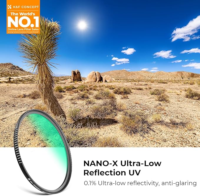 K&F CONCEPT 95mm Ultra-Low Reflectivity MCUV Lens Protection Filter 28 - Image 2