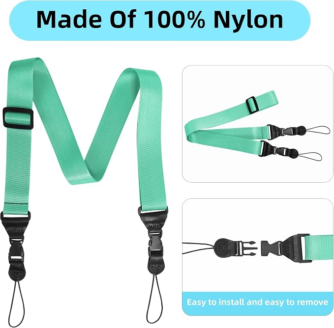 Adjustable Shoulder Strap:Comfortable iPad Strap Nylon Neck Lanyard - Image 4