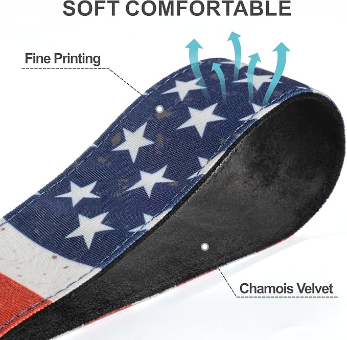 Padwa Lifestyle American Flag Print Camera Strap - Image 3