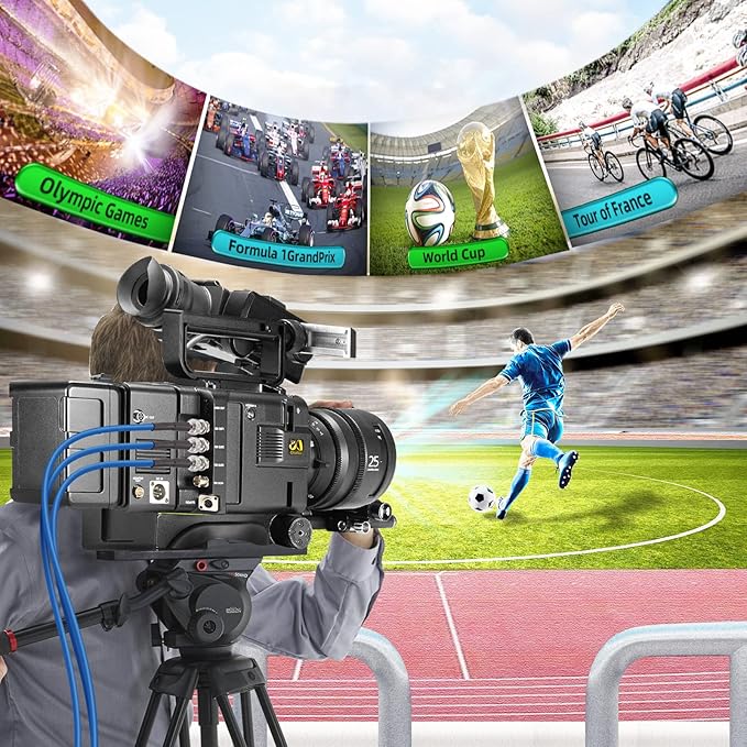 Superbat SDI BNC Cable 3G/6G/12G (Belden 1694A, 2ft) - Supports HD-SDI/3G-SDI/4K/8K, Precision Video Cable for SDI (1Pcs)