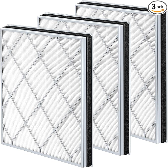 Katerelis 3 Pack Compatible with Shark 4 HE401 HE402 HE405 HE400 UA415 True Filter Replacement, Part Number HE4FKPET, HE4FKBAS, HE4FKPRO, 100356-chn-1