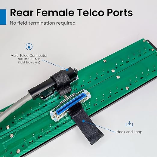 ICC Voice 8P2C Telco Patch Panel - Image 4
