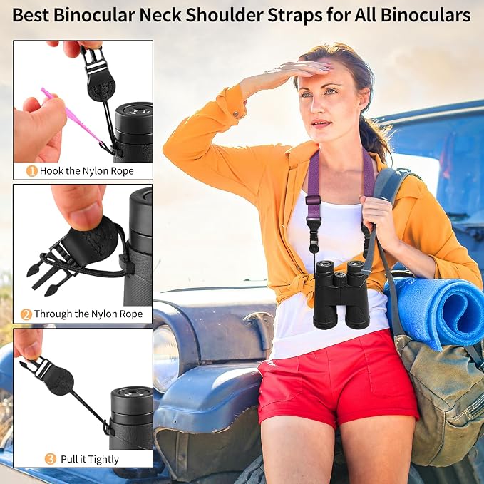 FIEIL Adjustable Shoulder Strap, Nylon Camera Strap, Comfortable Neck Strap - Image 4