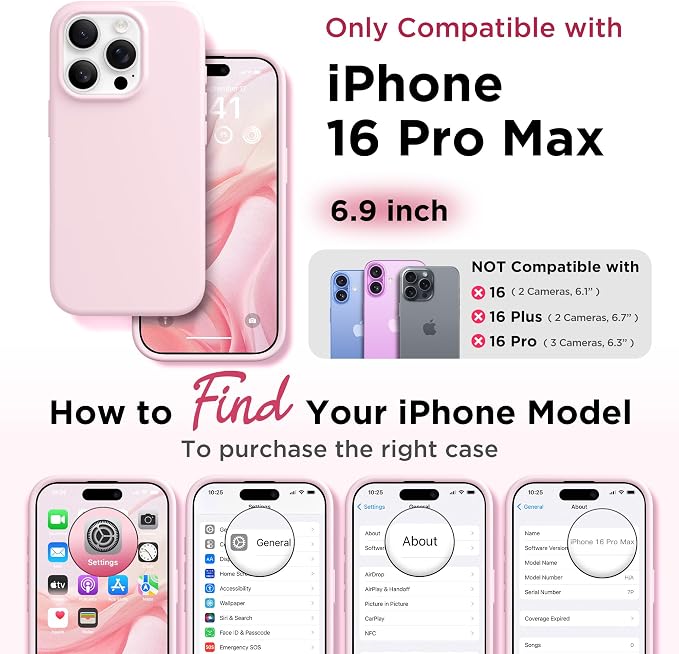 GolbinBox Magnetic for iPhone 16 Pro Max Case, Compatible - Image 2