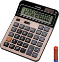 Large Computer Electronic Calculator Counter Solar & Battery Power 14 Digit by HIHUHEN