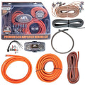 Elite Audio Premium Series Amp Kit Copper Clad Aluminum Wire, Triple-Shielded RCA Cables, High-Power Capacity, ANL Fuse Holder, Car Amplifier Install Kit (0 Gauge (5-Channel))
