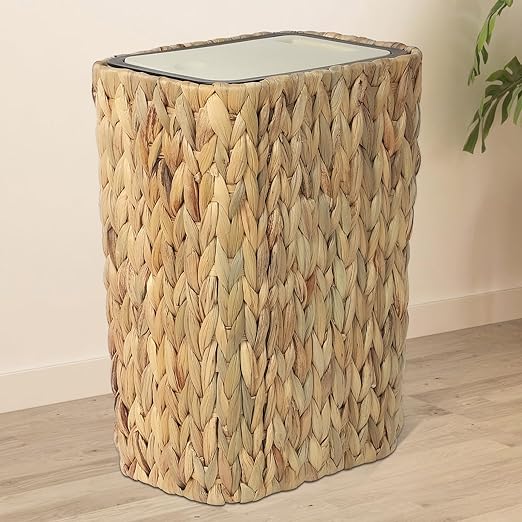 Trongee Boho Trash Can with Lid by Trongee