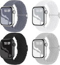 4 Pack Braided Stretchy Bands Compatible by Suitisbest