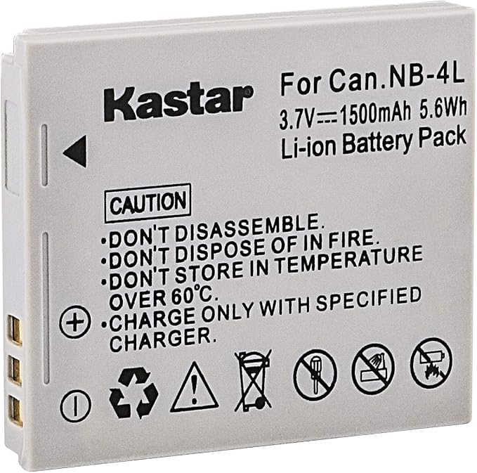 Kastar NB-4L Battery 2-Pack Replacement - Image 2