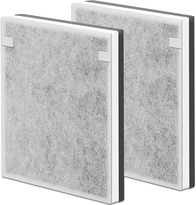 NXBHG Vital 100 Replacement Filter Compatible with Levoit Vital 100 Air Purifier, 3-in-1 and High-Efficiency Activated Carbon Filters, Part Number Vital 100-RF, 2 Pack