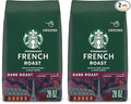 Starbucks Ground Coffee, Dark Roast Coffee, French Roast, 100% Arabica, 1 bag (28 oz) (Pack of 2)