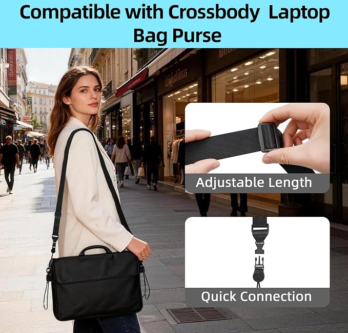 Adjustable Shoulder Strap:Comfortable iPad Strap Nylon Neck Lanyard - Image 6