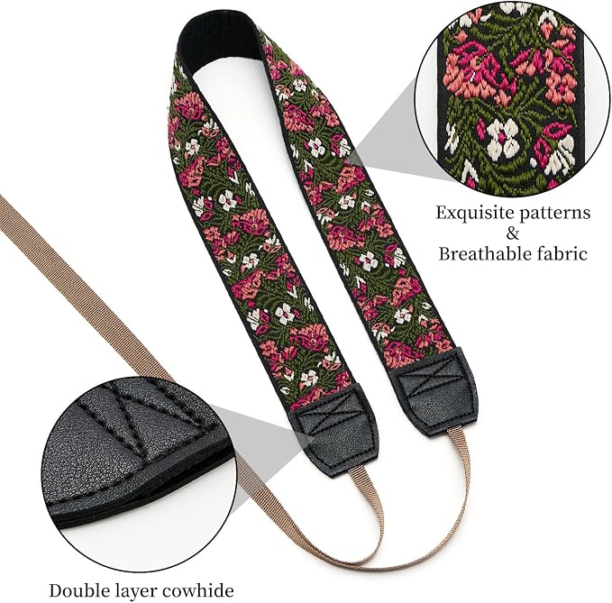 ZOOEASS Camera Strap for DSLP and Mirrorless Digital Camera, Neck Strap - Image 4