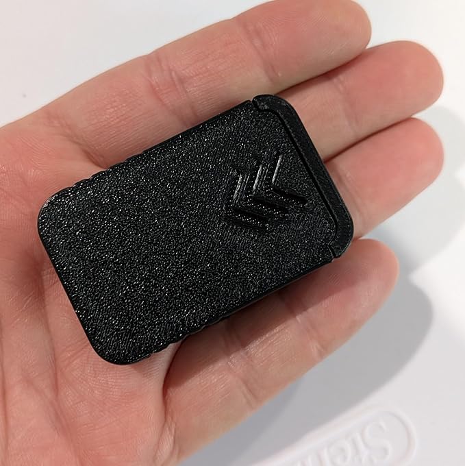 3BP - Size 10 Medium (6X) Hearing Aid Battery Case, New Slim Design Pocket Size Storage Container