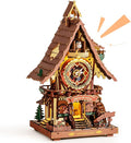 ROKR Cuckoo Clock Mechanical 3D Wooden Puzzle Kit by ROKR-InterestingSmartPuzzleToys