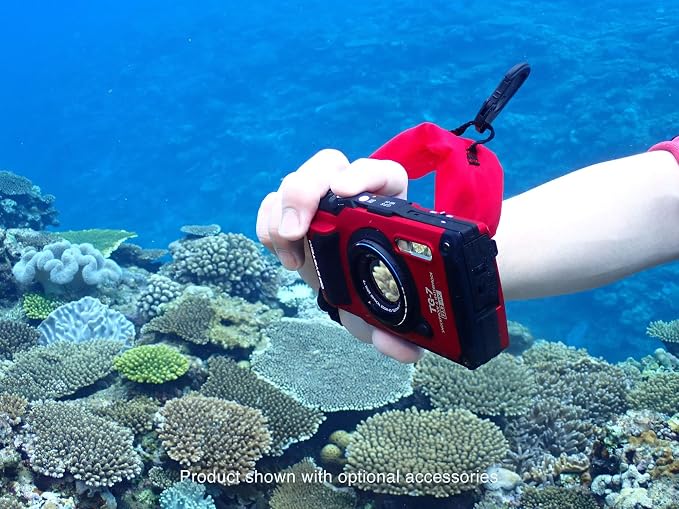 OM System OLYMPUS Tough TG-7 Red Underwater Camera, Waterproof, Freeze Proof - Image 7