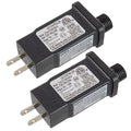 SIGANDG 12V 12W LED Transformer Replacement Class 2 Power LED Controller with 8 Modes Supply for Christmas String Light Inflatable Decorations IP44 Waterproof Low Voltage Transformer(2 Pcs)