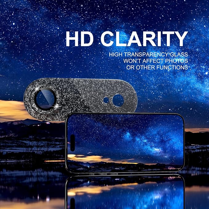 Choiche Compatible for iPhone 17 Air Camera Lens Protector, Bling Camera Cover - Image 6