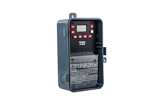 NSI Multipurpose Control 24 Hour Time Switch, 120-277 VAC Input Supply, 1 Channel, DPST Output Dry Contact, Pounds (E103B)