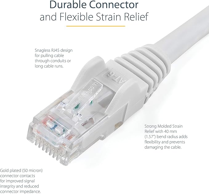 StarTech 35ft CAT6 Ethernet Cable - Image 3