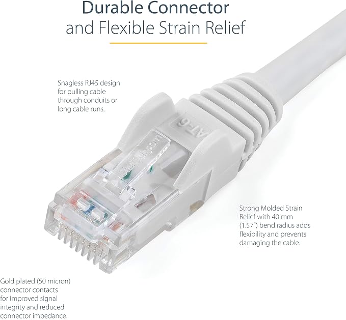 StarTech 75ft CAT6 Ethernet Cable - Image 3