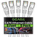 GEARit Cat 6 Patch Cables 5 ft White Cat6 Patch Cables 5ft White/Ethernet Patch by GEARit