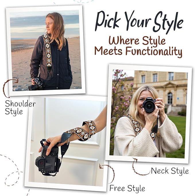 Camera Strap for All DSLR and Mirrorless Camera Including Binoculars. Neck - Image 6