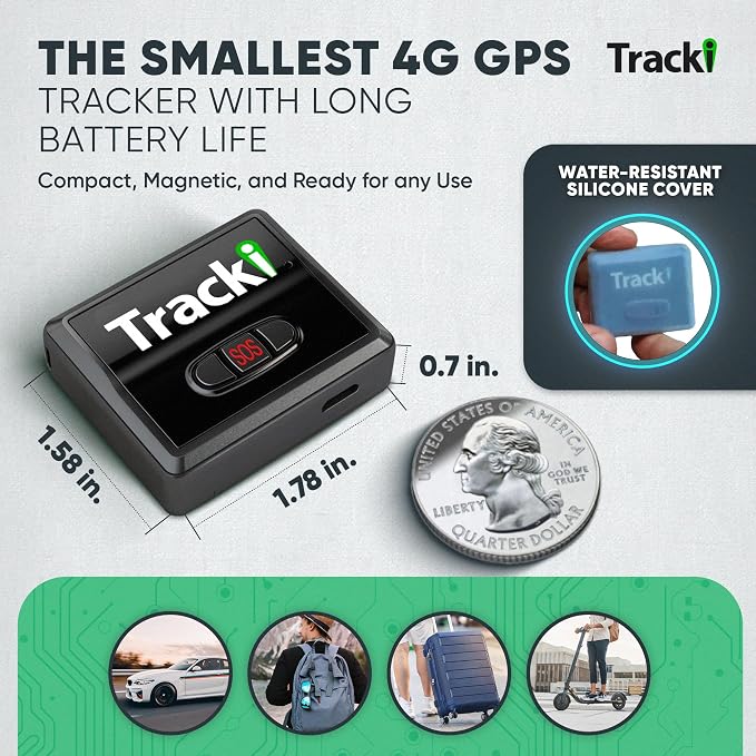 Tracki Mini GPS Tracker, 6-Month Subscription Included – Universal Compact 4G - Image 2
