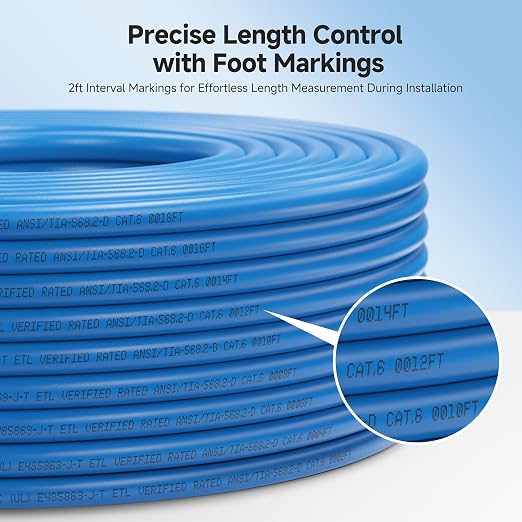 Cable Matters 10Gbps CM Rated 24AWG Stranded Cat 6 Ethernet Cable - 300ft - Image 5